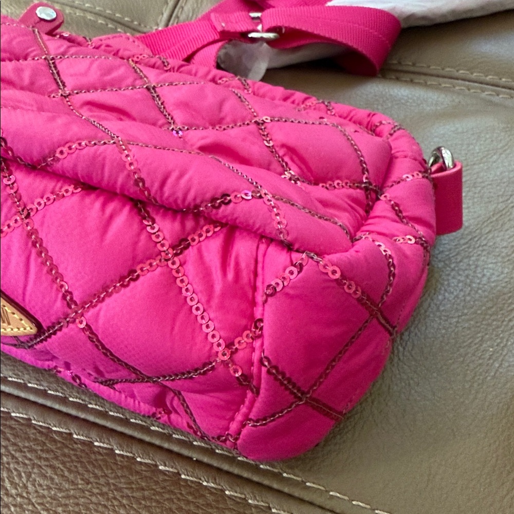 MZ Wallace pink with sequins crossbody bag - Picture 7 of 11